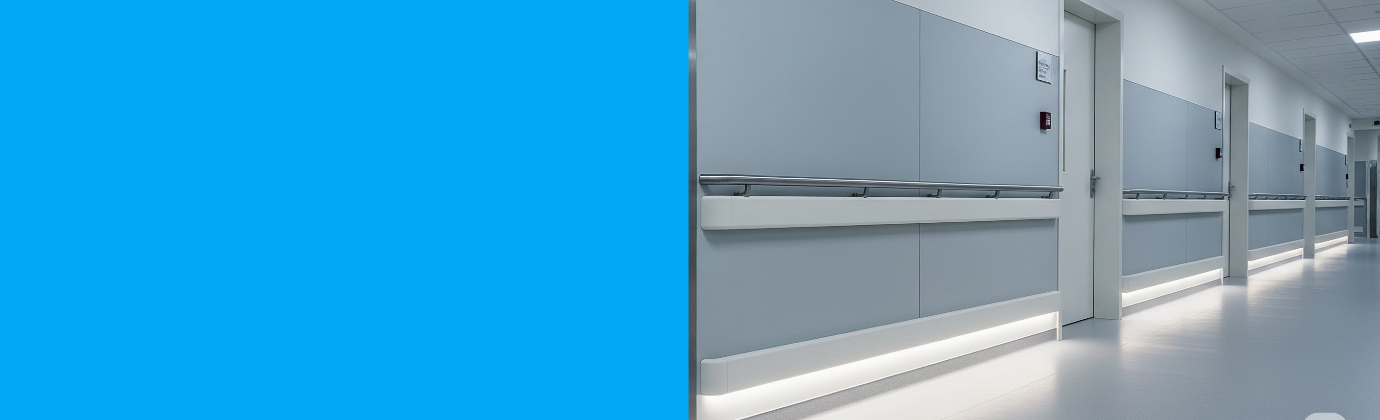 Pasamanos y protecciones de pasillos